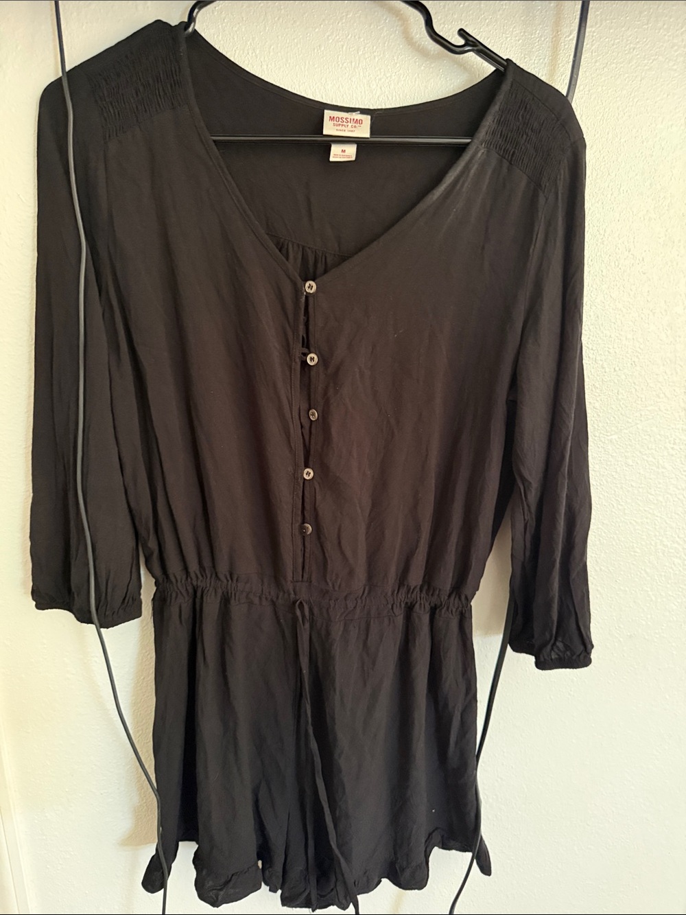 Mossimo Supply Co. Black Women's Shorts Romper